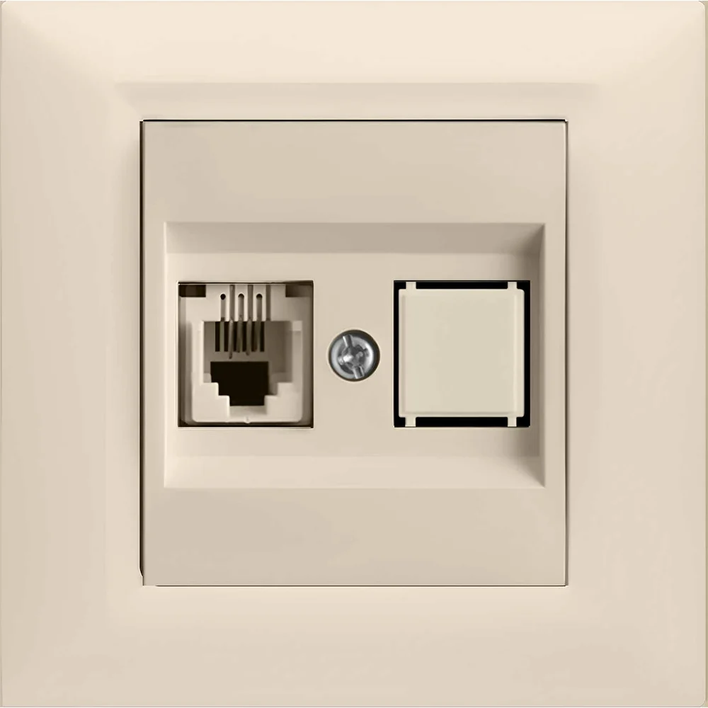 Розетка для сетевого кабеля LAN Vesta Electric Roma FRZ00010123MLK