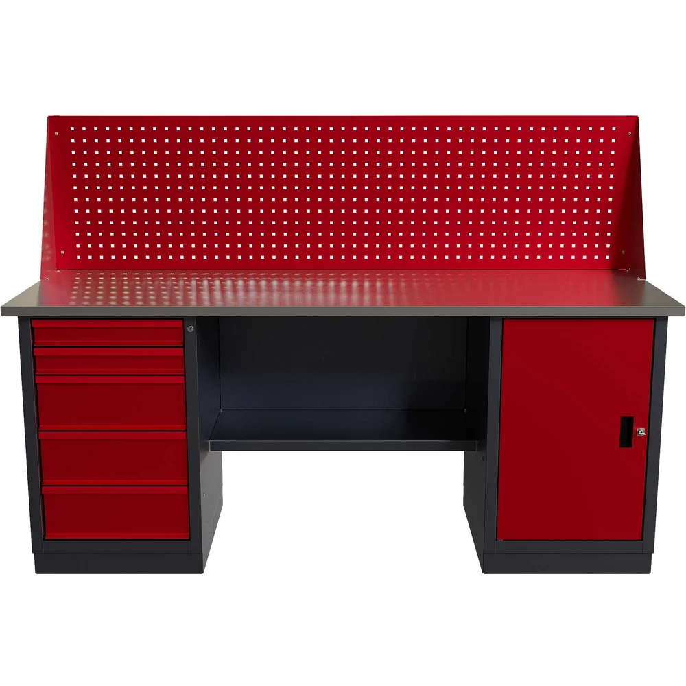 Слесарный двухтумбовый верстак IRONMEBEL worky wk-5/wk-0 M-IM00200K