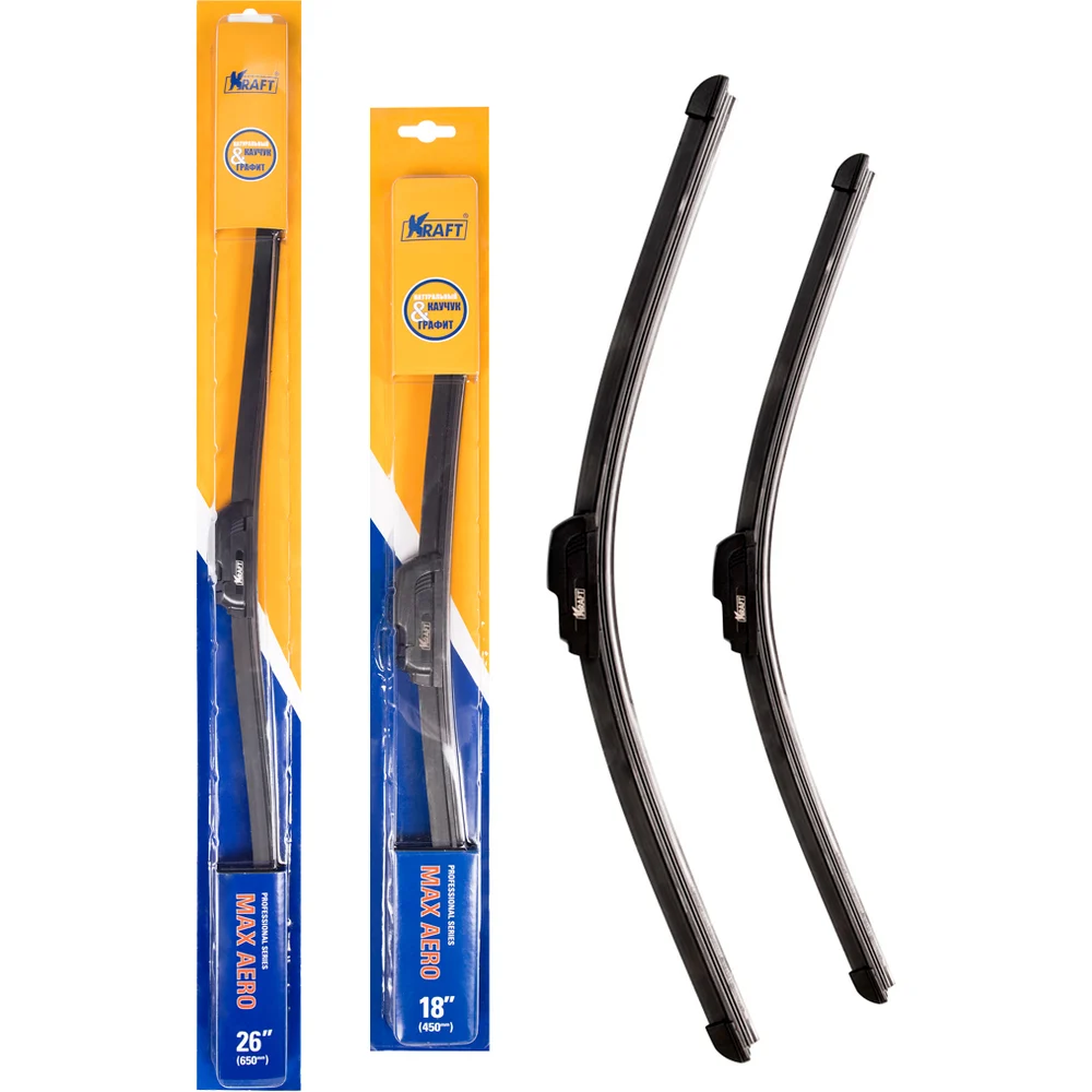 Комплект бескаркасных щеток стеклоочистителя KRAFT KT 830864