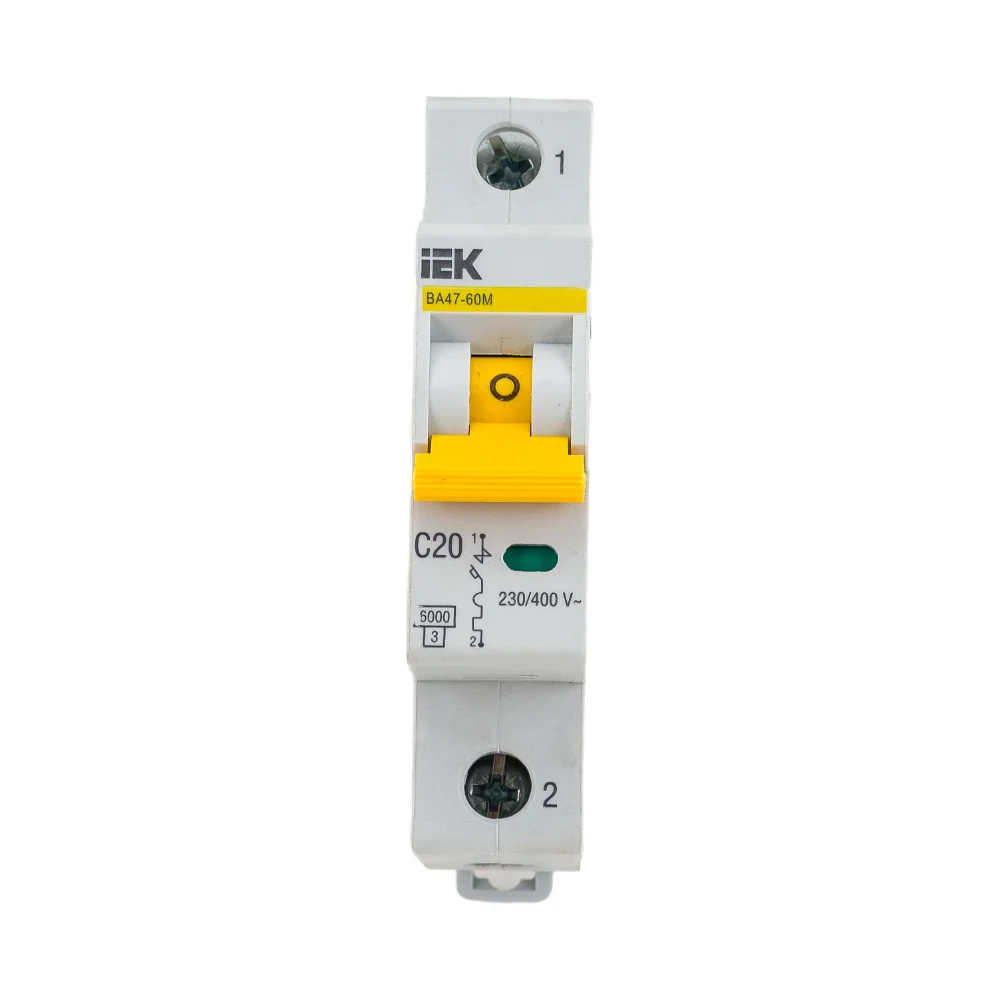 Автоматический выключатель IEK ВА47-60M MVA31-1-020-C