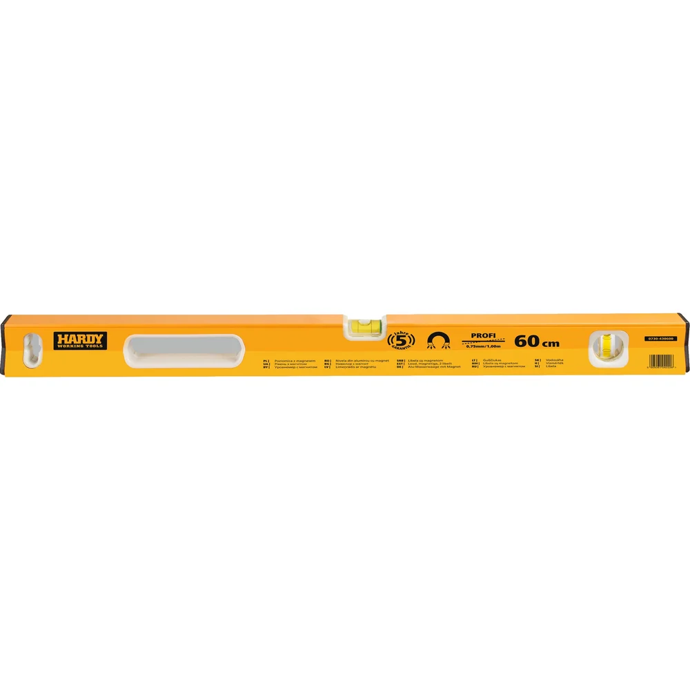 Уровень HARDY 100см с магнитом 0730-431000