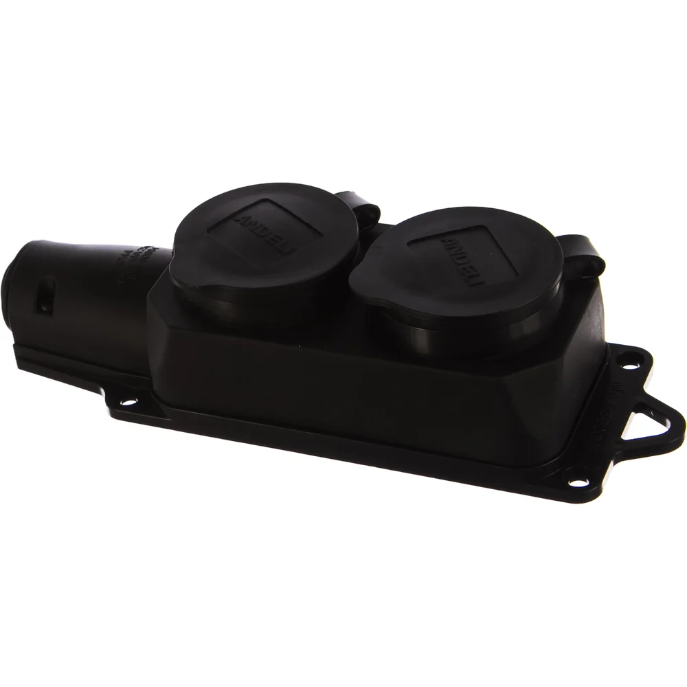 Двухместная розетка ANDELI AM-K05 2Р+РЕ ADL13-064