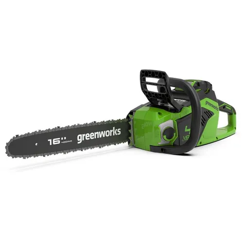 Цепная пила GREENWORKS GD40CS18K4, аккумуляторная, 40В, 4Ач, с одним аккумулятором [2005807ub]