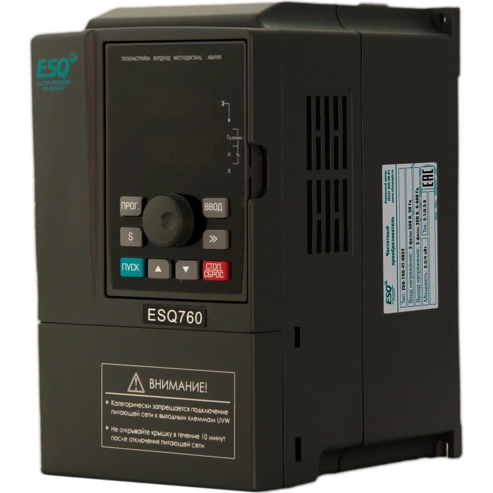 Частотный преобразователь ESQ 760-4T-0022 08.04.000644