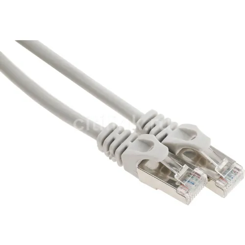Патч-корд PREMIER PP22-7.5M литой (molded), FTP, кат.5E, 7.5м, 4 пары, 26AWG, алюминий омедненный, многожильный, серый