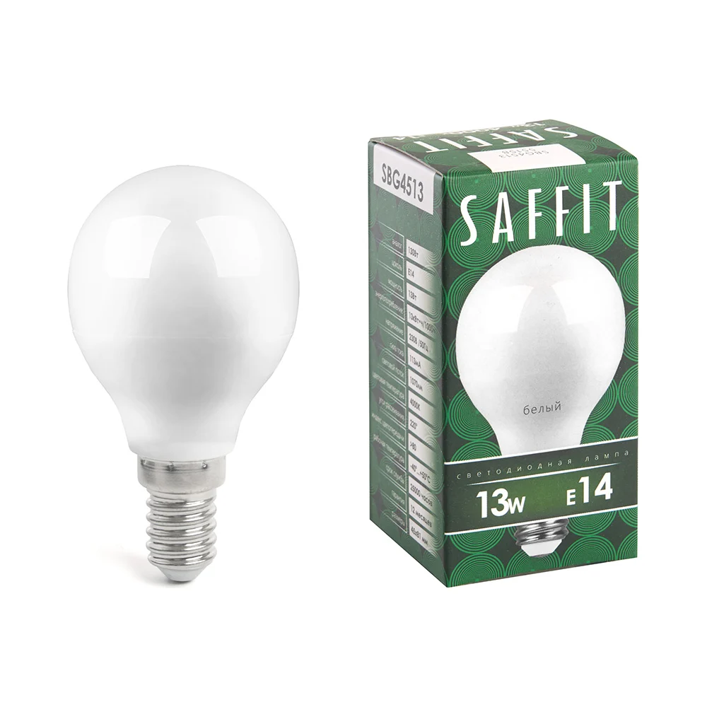 Светодиодная лампа SAFFIT SBG4513 55158