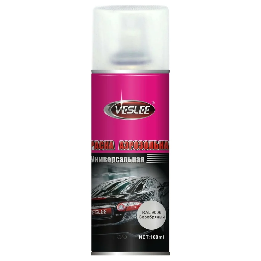 Аэрозольная краска Veslee VL-P2E 9006