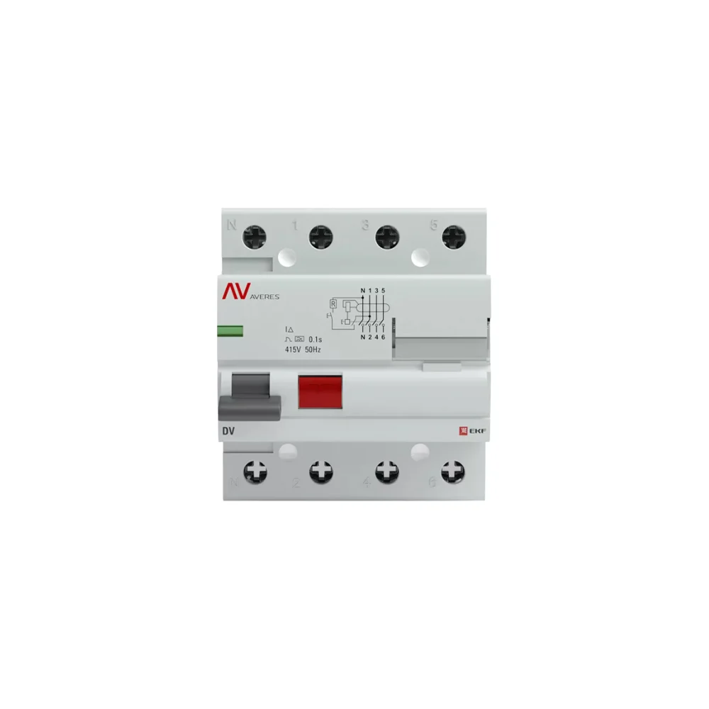 Устройство защитного отключения EKF AVERES DV rccb-4-25-300-ac-av