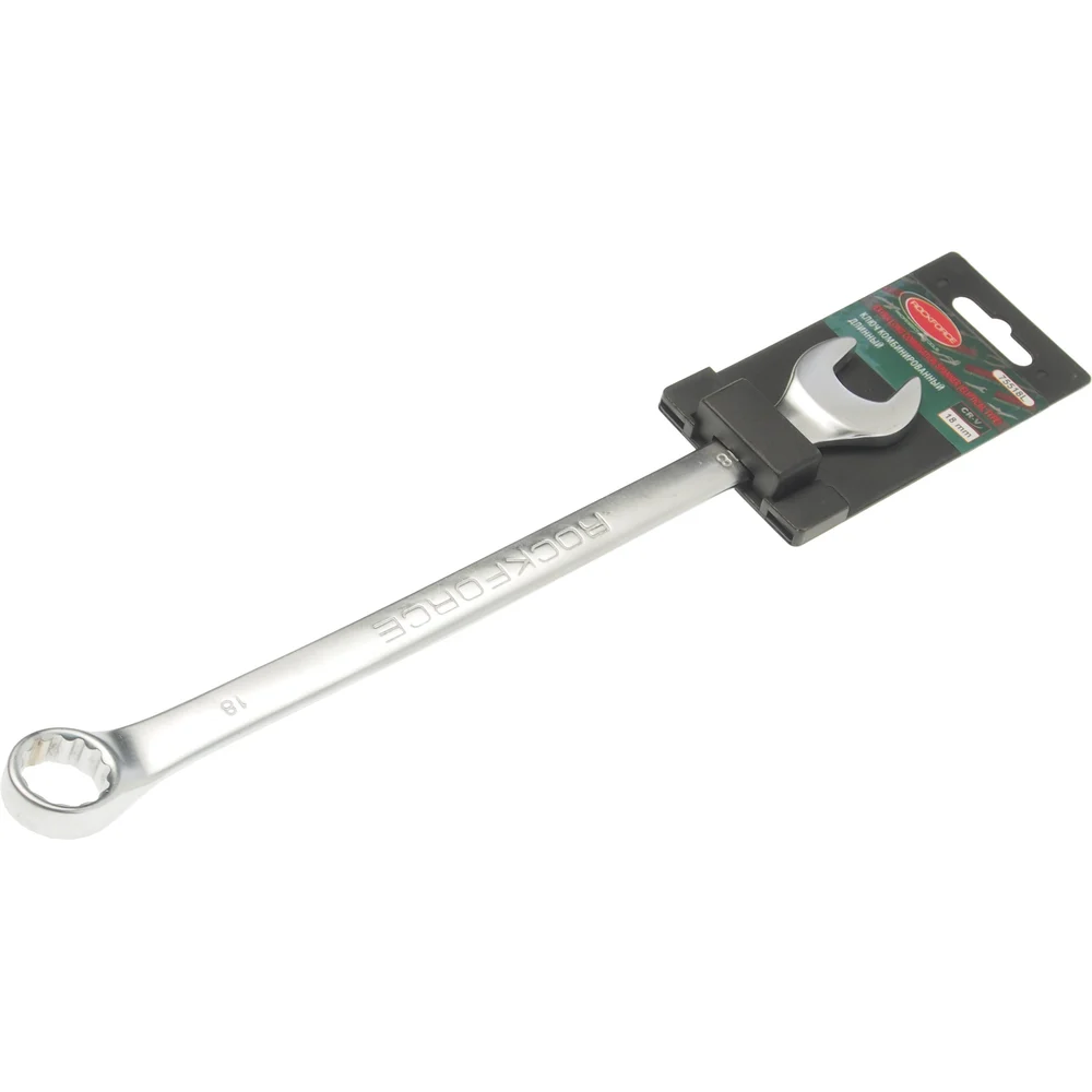 Удлиненный комбинированный ключ Rockforce RF-75518L(27320)