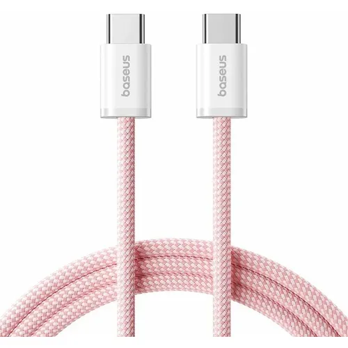 Кабель BASEUS Dynamic 4 Fast, USB Type-C (m) - USB Type-C (m), 2м, розовый / белый