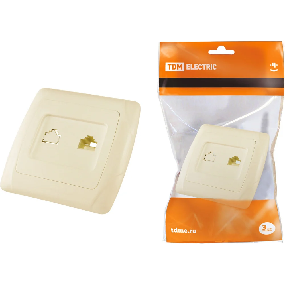 Компьютерная розетка TDM ELECTRIC Онега SQ1805-0051