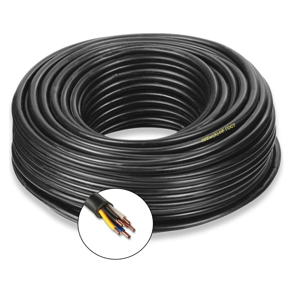 Силовой кабель ПРОВОДНИК ппгнг(a)-hf 5x2.5 мм2, 50м OZ100812L50
