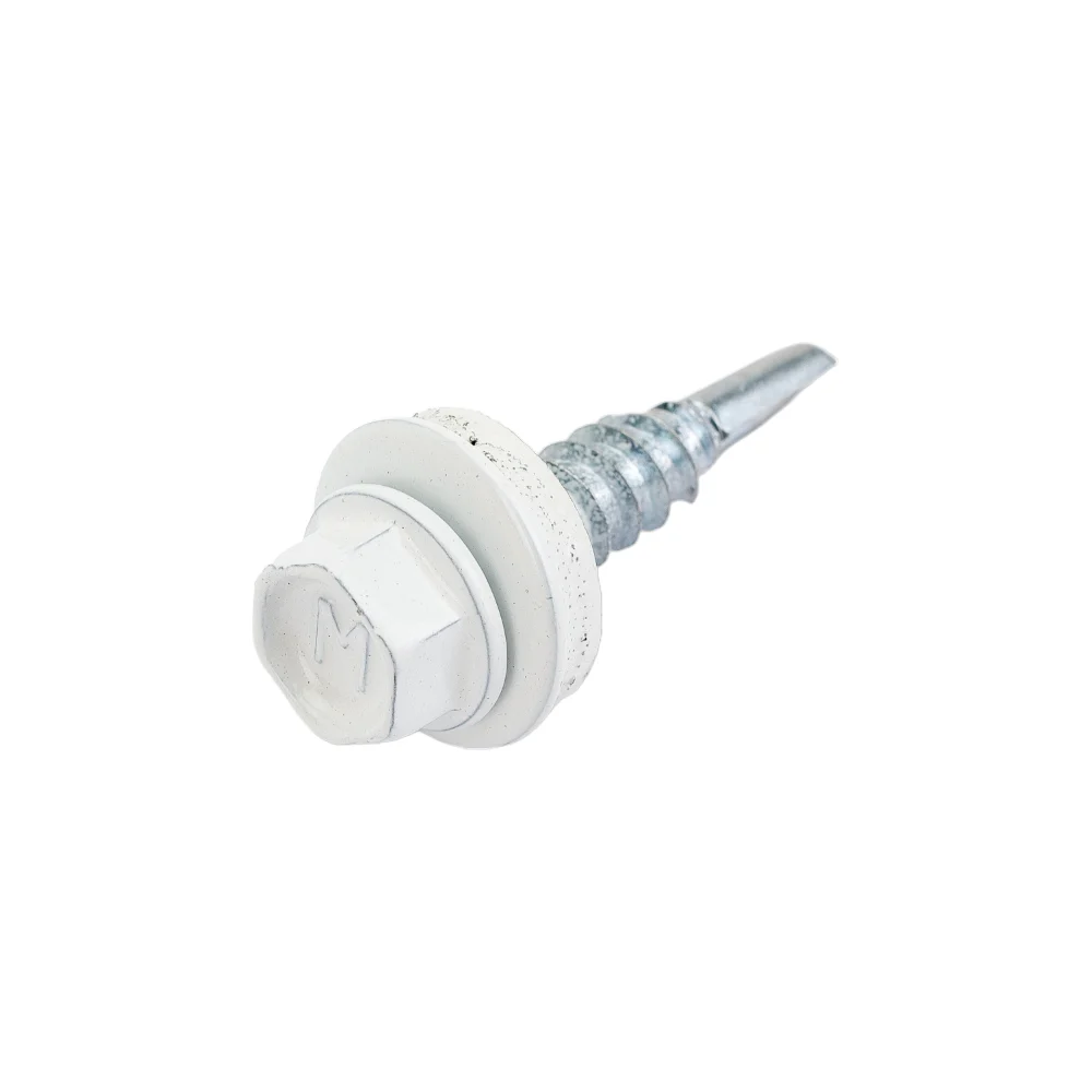 Саморез по металлу Daxmer 5,5х25 RAL9003 (250 шт.) 4314