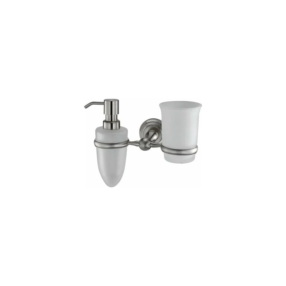 Держатель стакана и дозатора WasserKraft Ammer K-7089