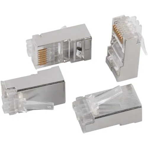 Коннектор ITK CS3-1C5EF FTP кат.5E RJ45 прозрачный 20 шт./кор.