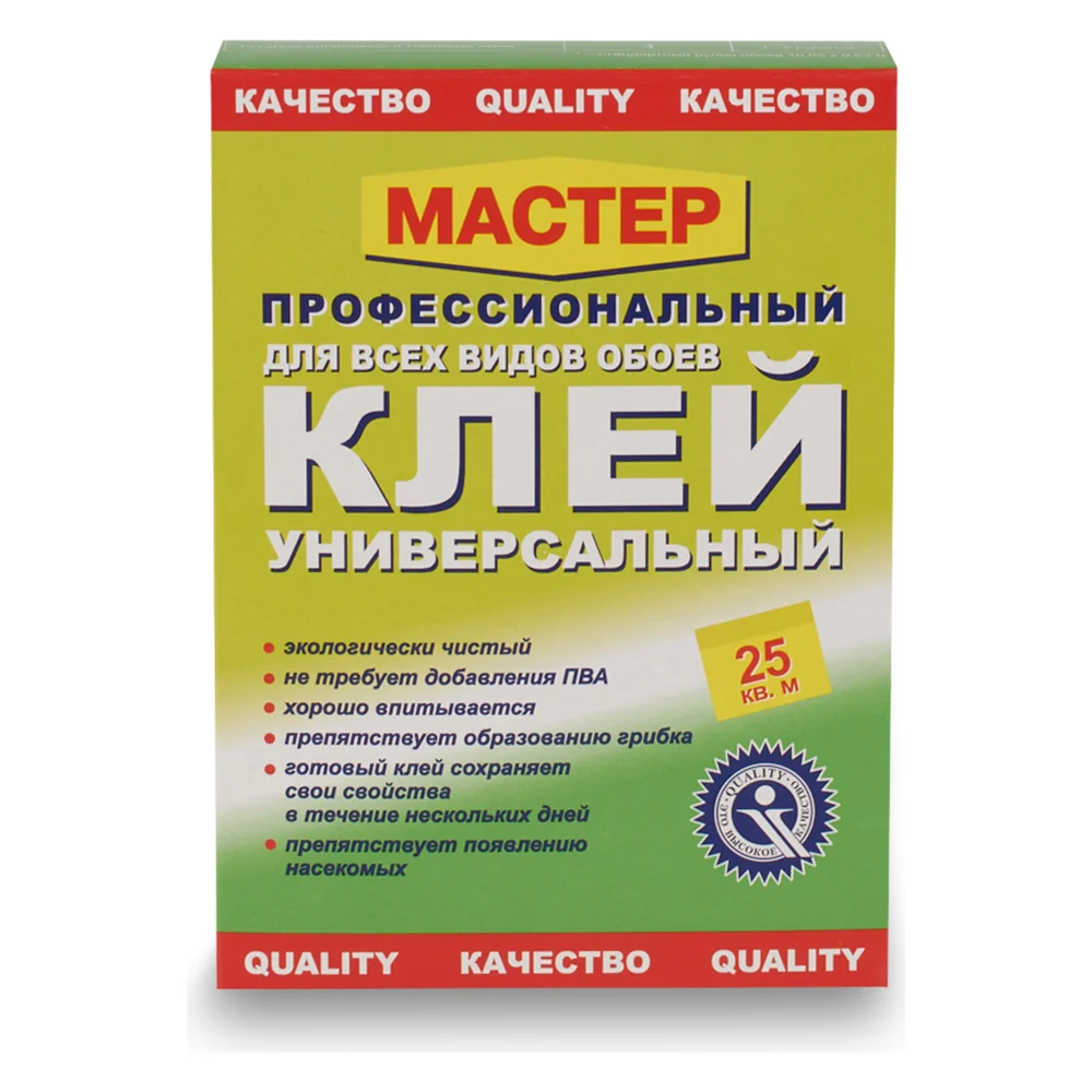 Универсальный обойный клей QUALITY Мастер 4660013350248