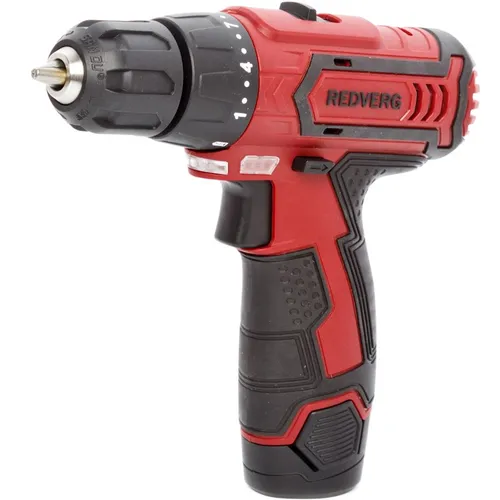 Шуруповерт REDVERG RD-SD10L/2Y, 1.3Ач, с двумя аккумуляторами
