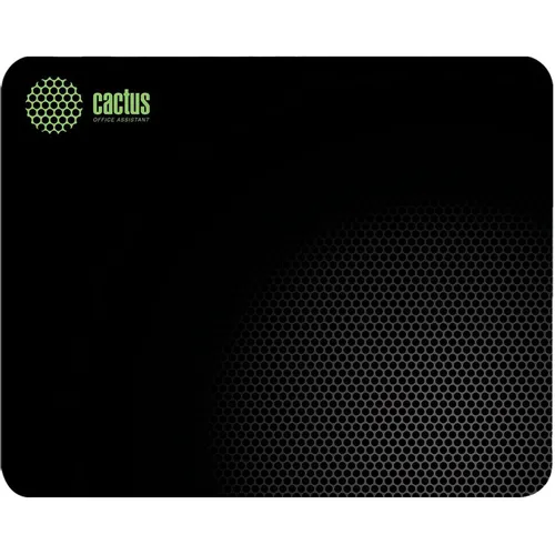 Коврик для мыши Cactus Black Mesh черный, ткань, 300х250х3мм [cs-mpc-d02m]