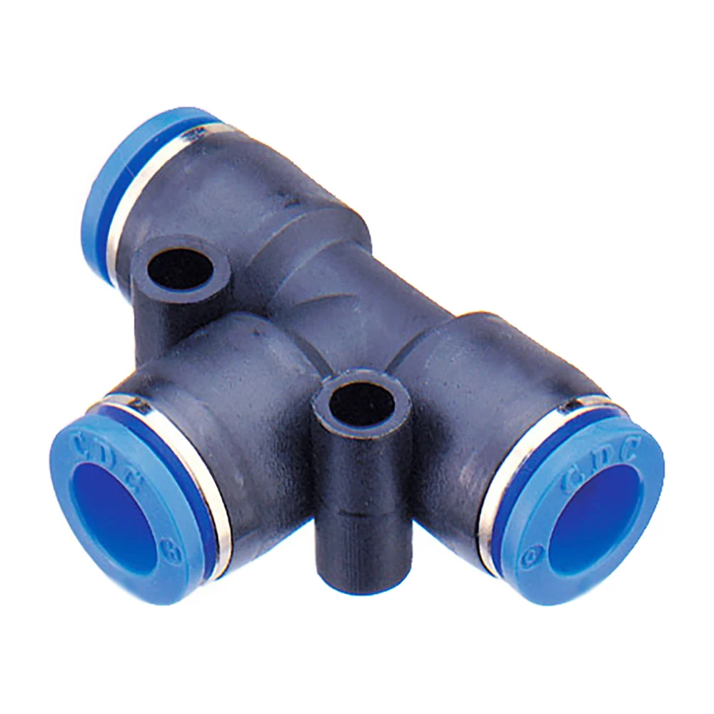 Т-образный пластиковый фитинг CDC Pneumatics PUT 14N