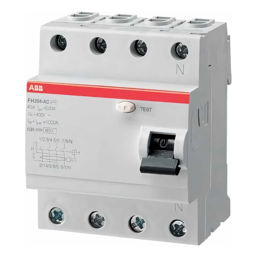 Выключатель дифференциального тока ABB FH204 2CSF204003R3400