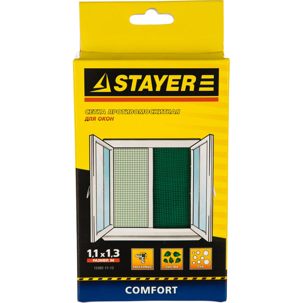 Противомоскитная сетка для окна STAYER COMFORT 12482-11-13
