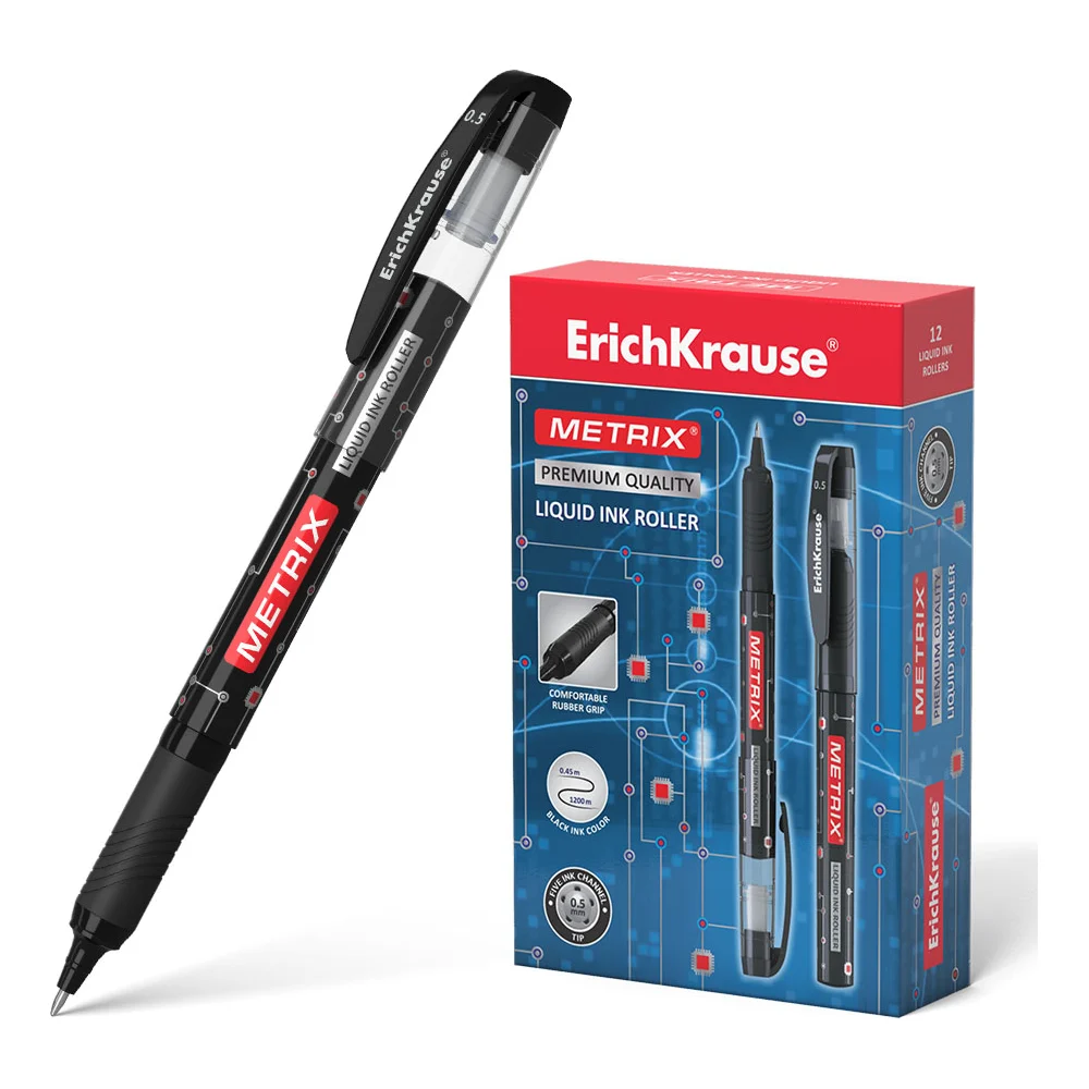 Ручка-роллер ErichKrause Metrix 45480