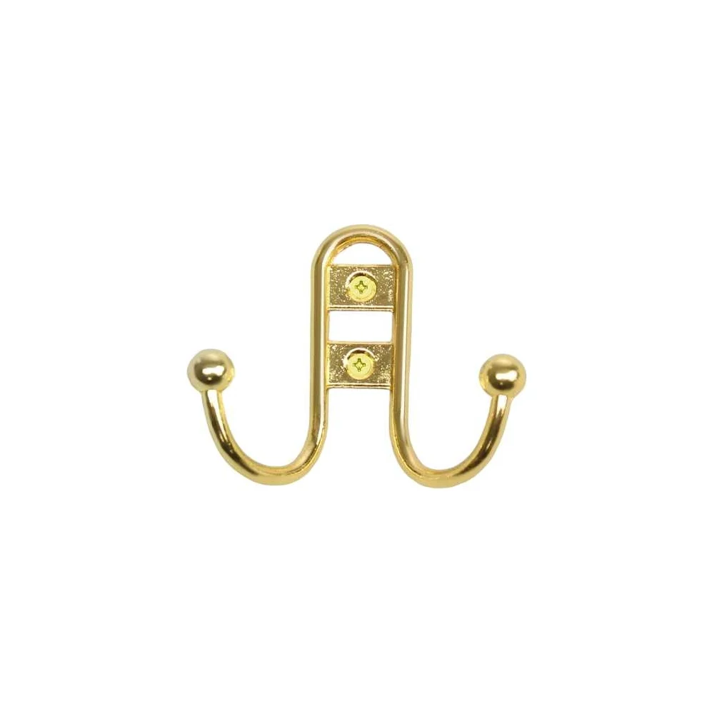 Двухрожковый крючок-вешалка ТУНДРА (арт.220L) LIGHT 4645205