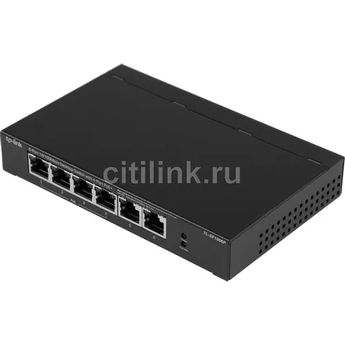 Коммутатор TP-LINK TL-SF1006P, неуправляемый