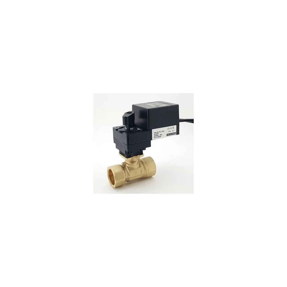 Двухходовой шаровой кран TECHNO HK225-04DF/24V 612251