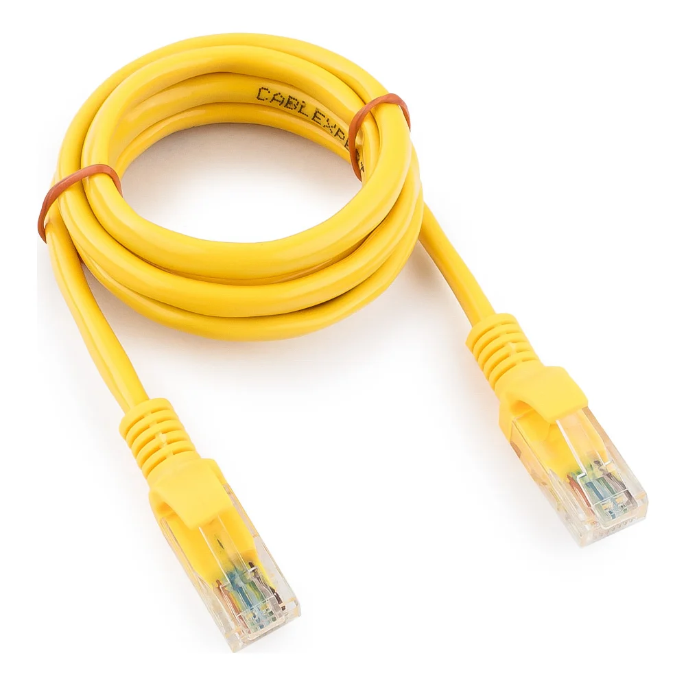 Литой многожильный медный патч-корд Cablexpert UTP PP10-1M/Y