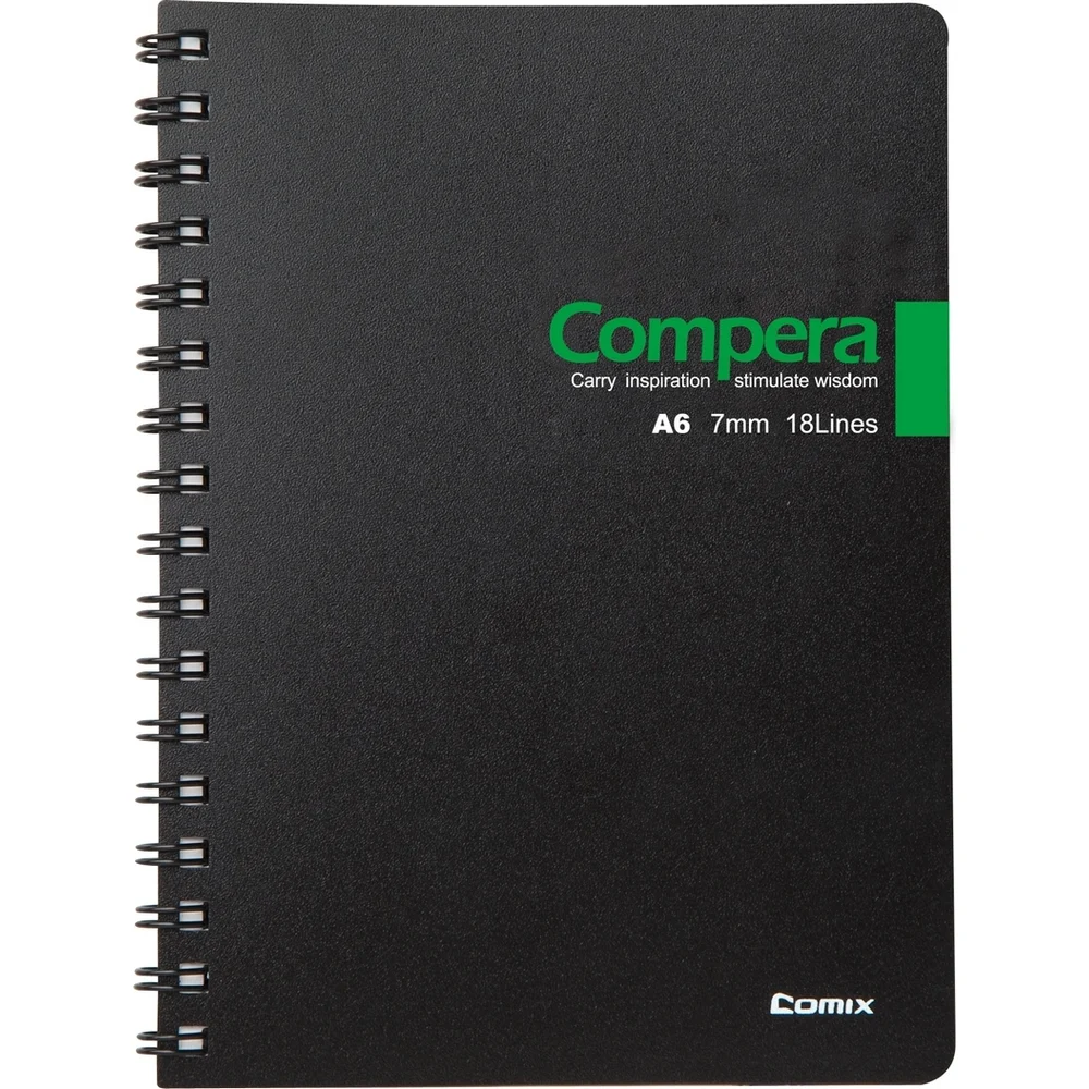 Блокнот COMIX Compera Bond CPA6507 BLK/GN