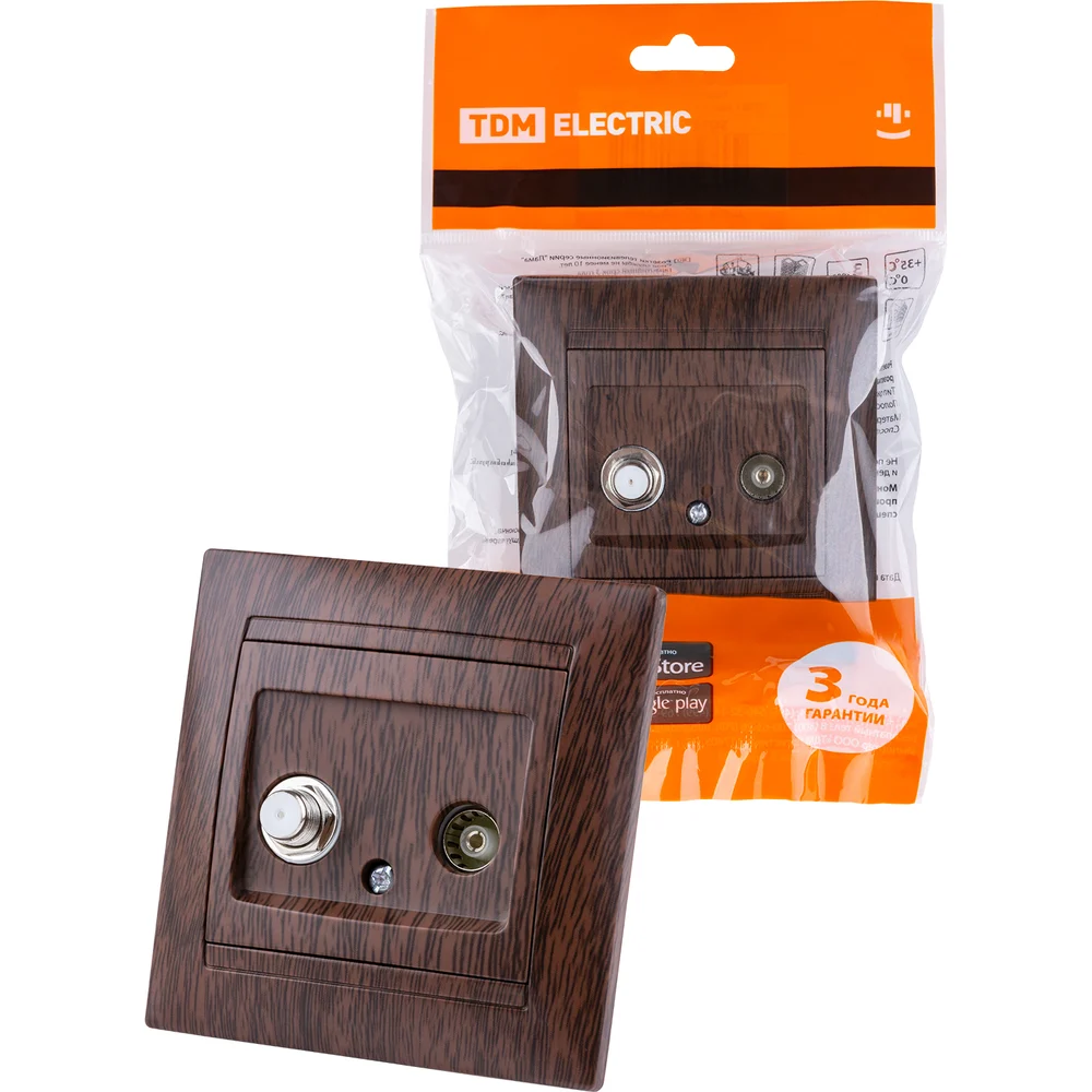 Розетка TV TDM ELECTRIC Лама SQ1815-0420