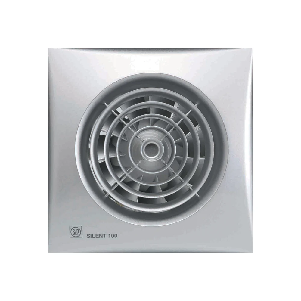 Вентилятор Soler&Palau SILENT-100 CZ SILVER RE 03-0103-105