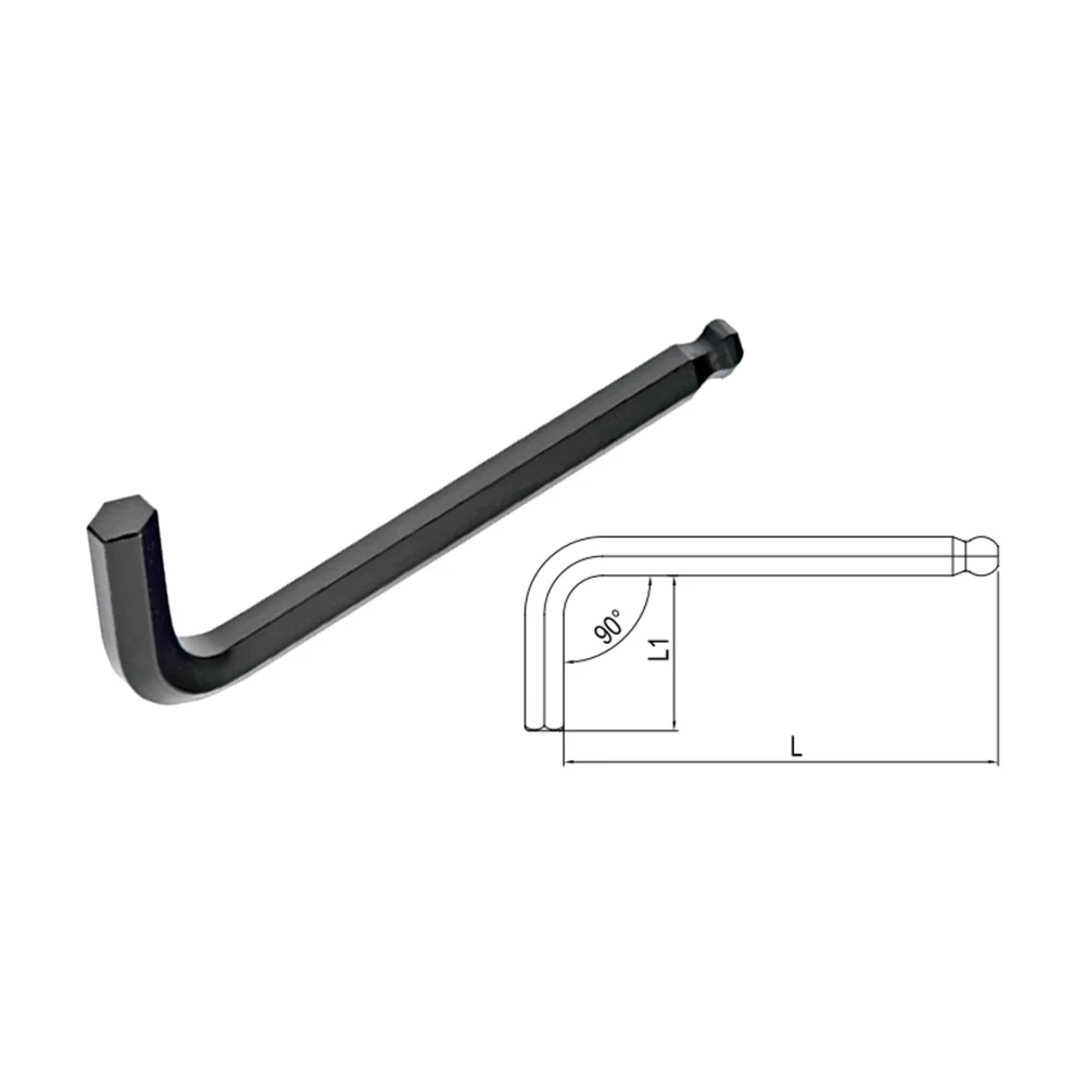 Г-образный шестигранный ключ IZELTAS 4905220080