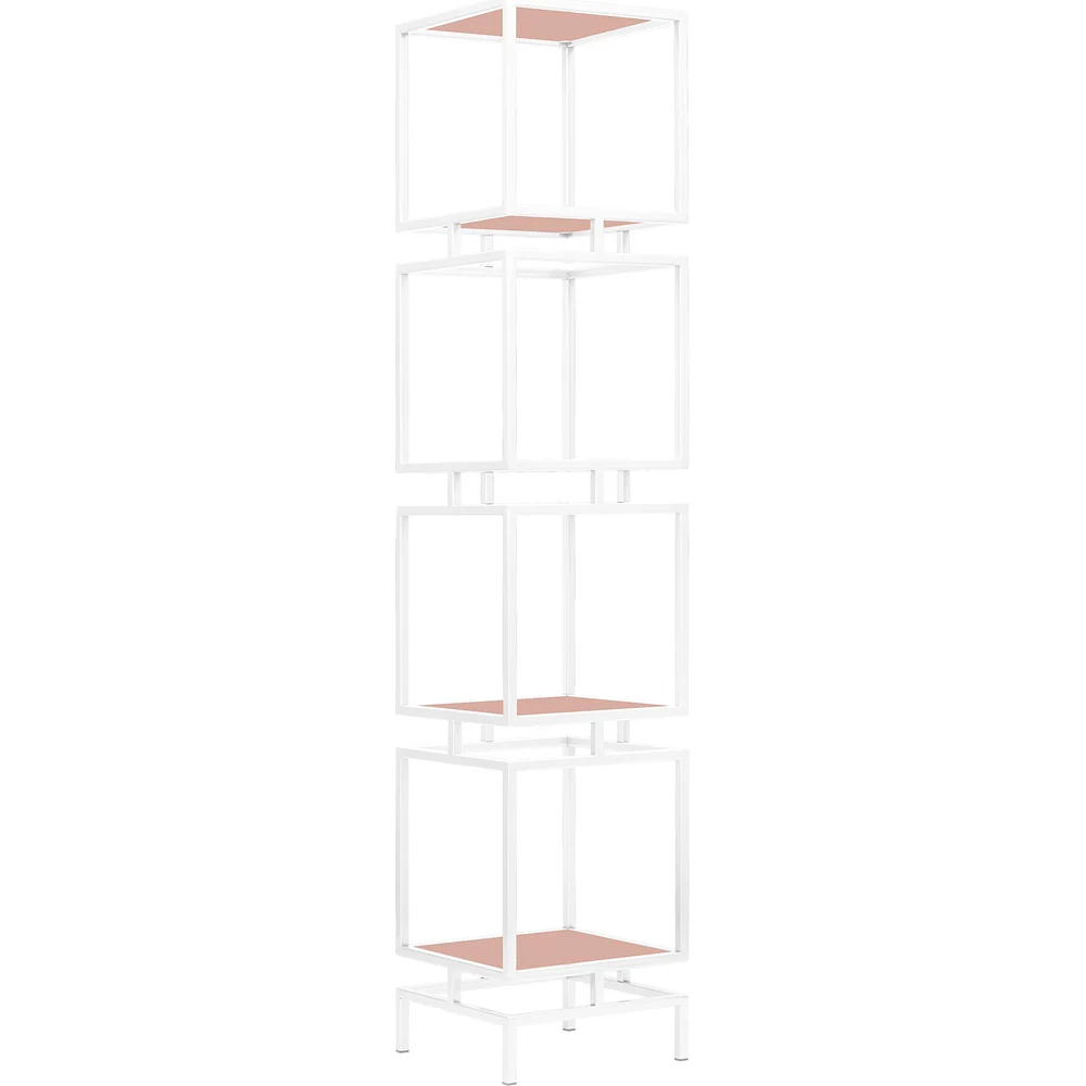 Стеллаж GreenWeen CUBIC-4 GW-CUBIC-4-W-LD-PA
