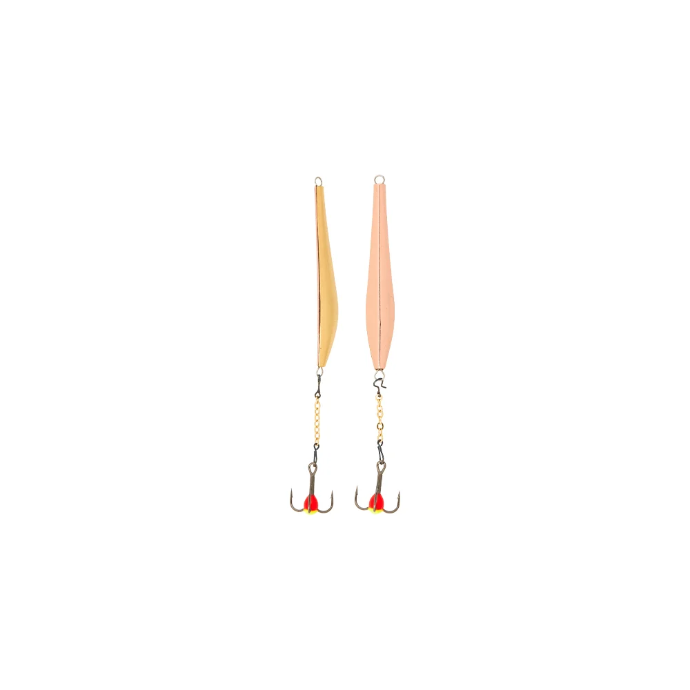 Зимняя вертикальная блесна Lucky John DOUBLE BLADE LJDD55-GC