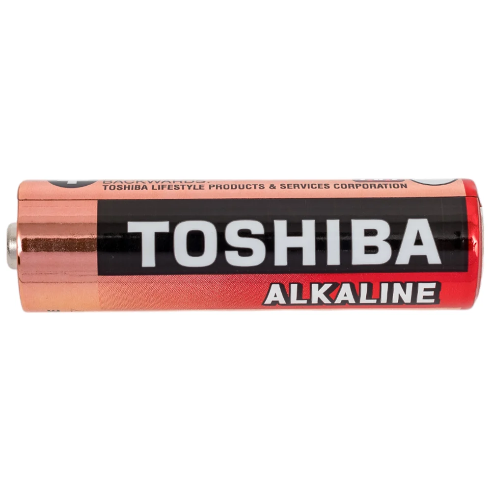 Алкалиновый элемент питания Toshiba LR6 RED 4/card 34540