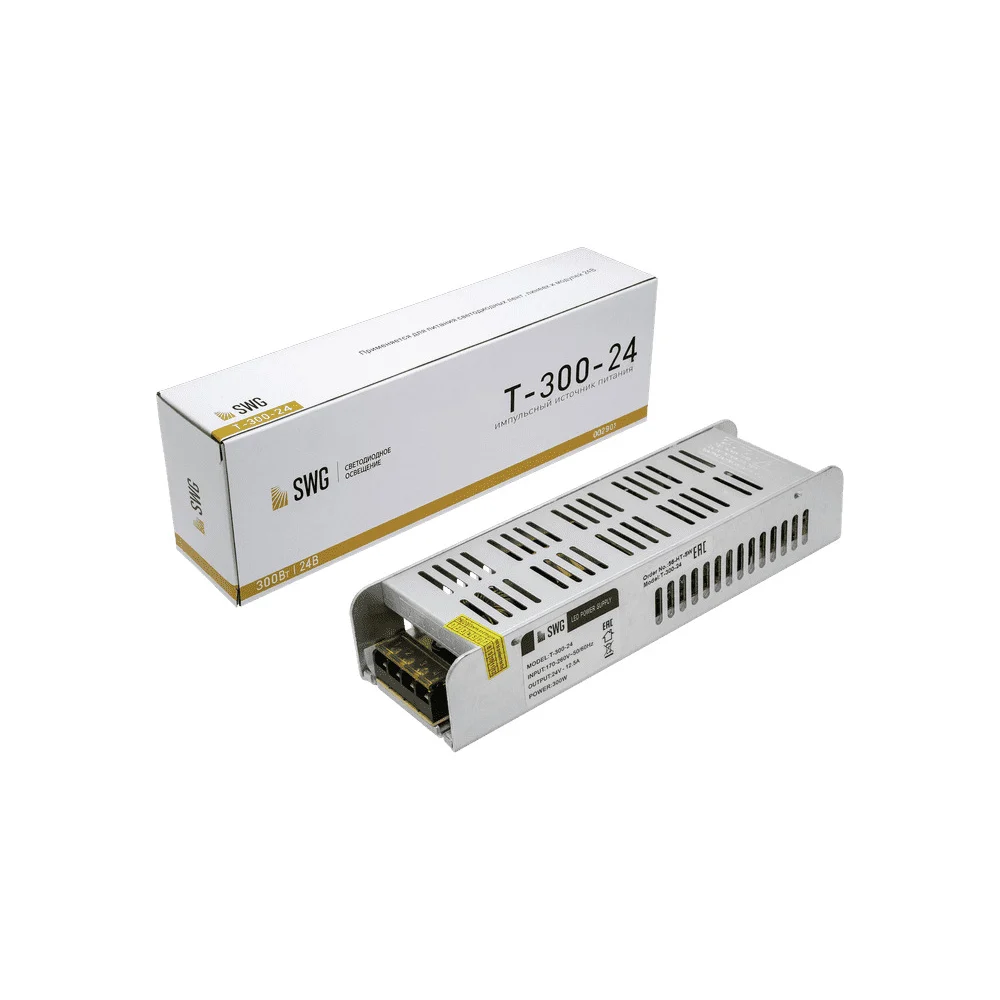 Компактный узкий блок питания SWG T-300-24 00-00002901