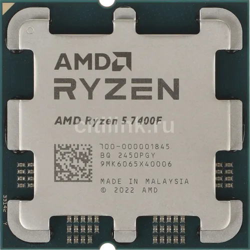 Процессор AMD Ryzen 5 7400F, AM5, OEM [100-000001845]