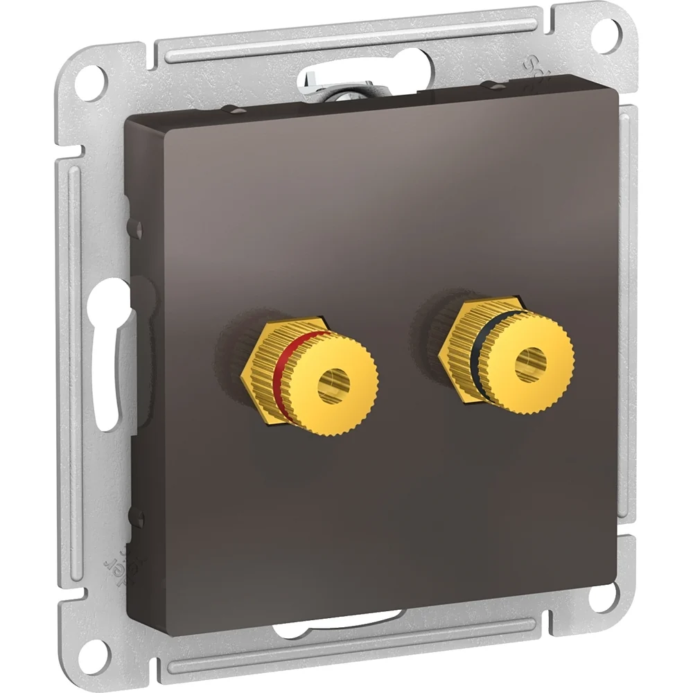 Двухместная аудиорозетка Systeme Electric AtlasDesign ATN000687