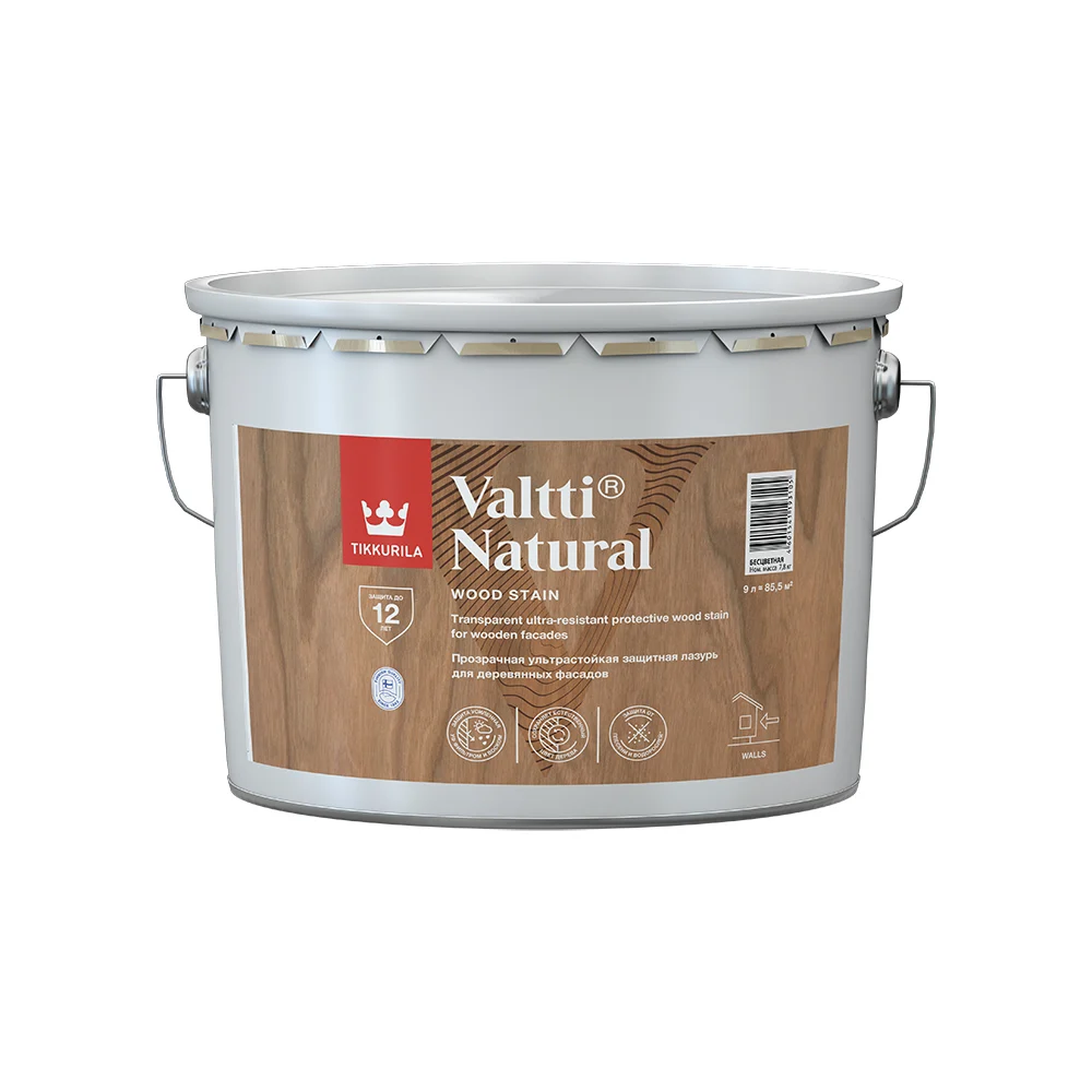 Ультрастойкая лазурь Tikkurila VALTTI NATURAL 700011549