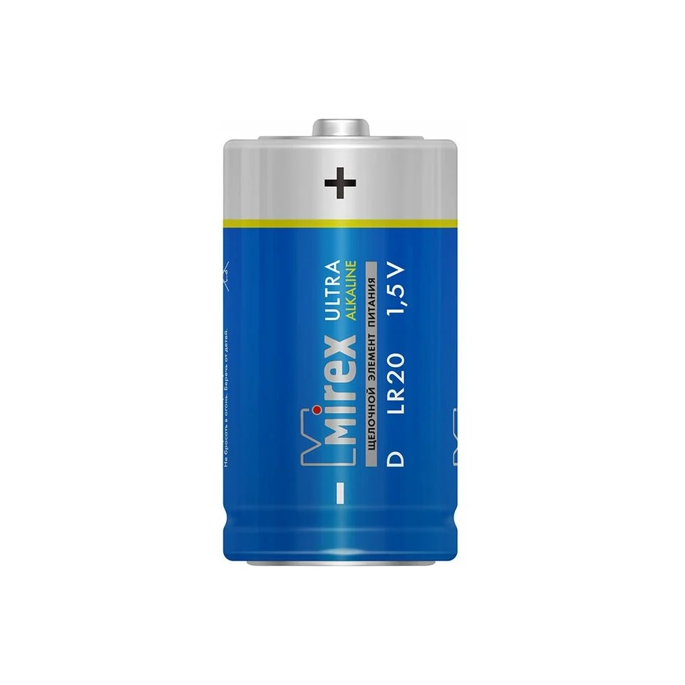 Щелочная батарея Mirex 23702-LR20-S2