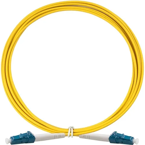 Патч-корд EXEGATE FC-S-9-LC-LC-5M-LSZH 5м, многожильный, желтый