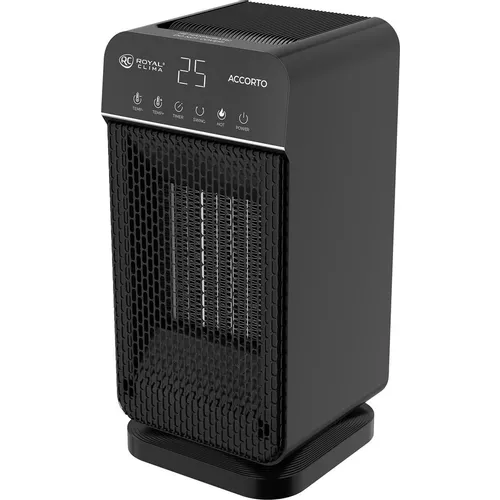 Тепловентилятор Royal Clima Accorto RFH-AC2000DC, 2000Вт, с термостатом, 3 режима, черный [rfh-ac2000dc-gr]