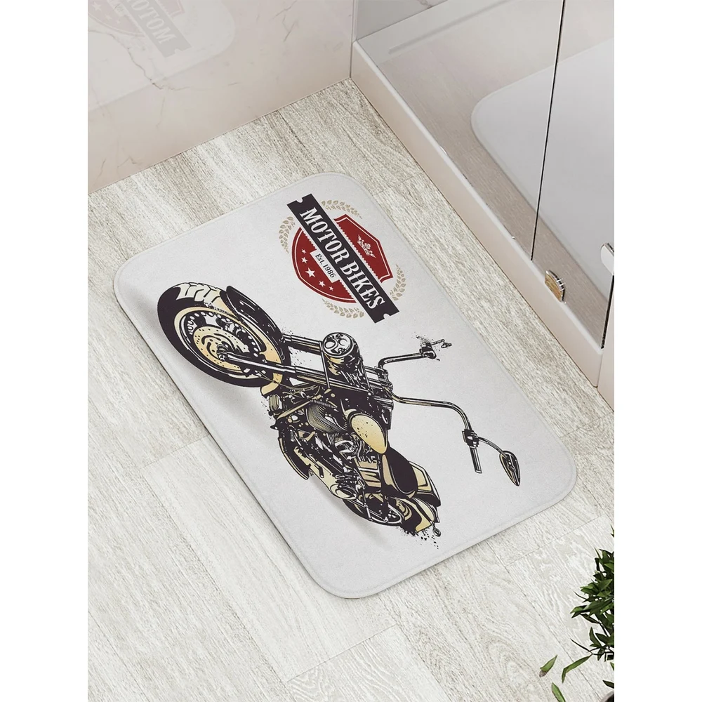 Противоскользящий коврик для ванной, сауны, бассейна JOYARTY Новые мотоциклы bath_17782