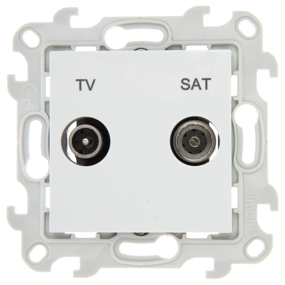 Одиночная розетка tv-sat Simon 2410487-030