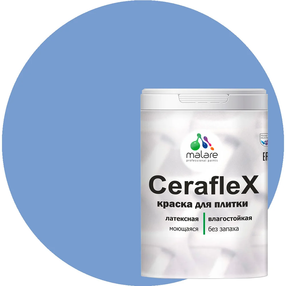 Латексная краска для кафельной и керамической плитки MALARE Ceraflex 2036773887294