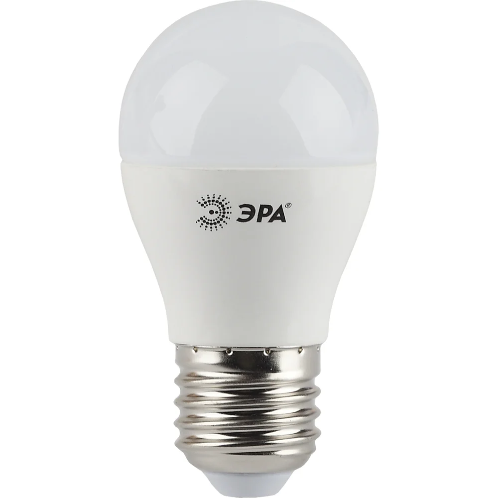 Светодиодная лампа ЭРА LED P45-5W-840-E27 Б0028488