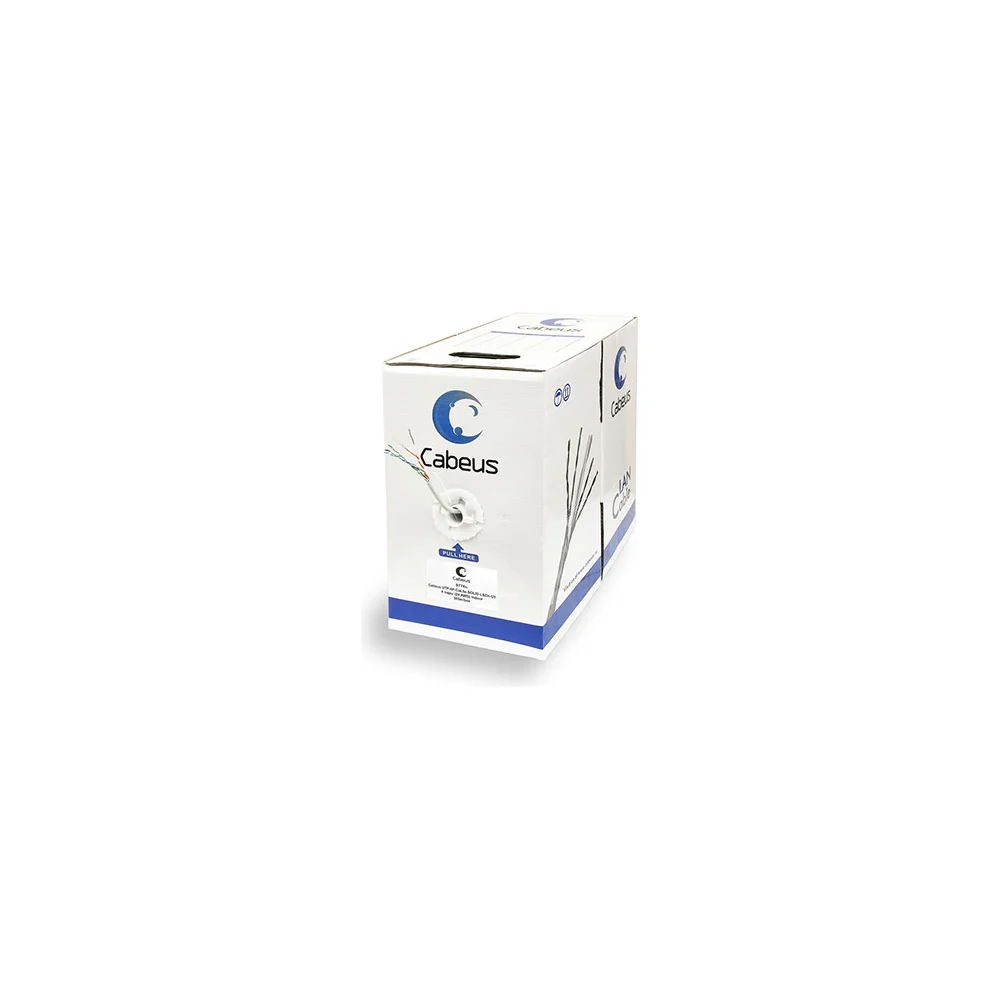 Одножильный кабель Cabeus UTP-4P-Cat.5e-SOLID-LSZH-GY