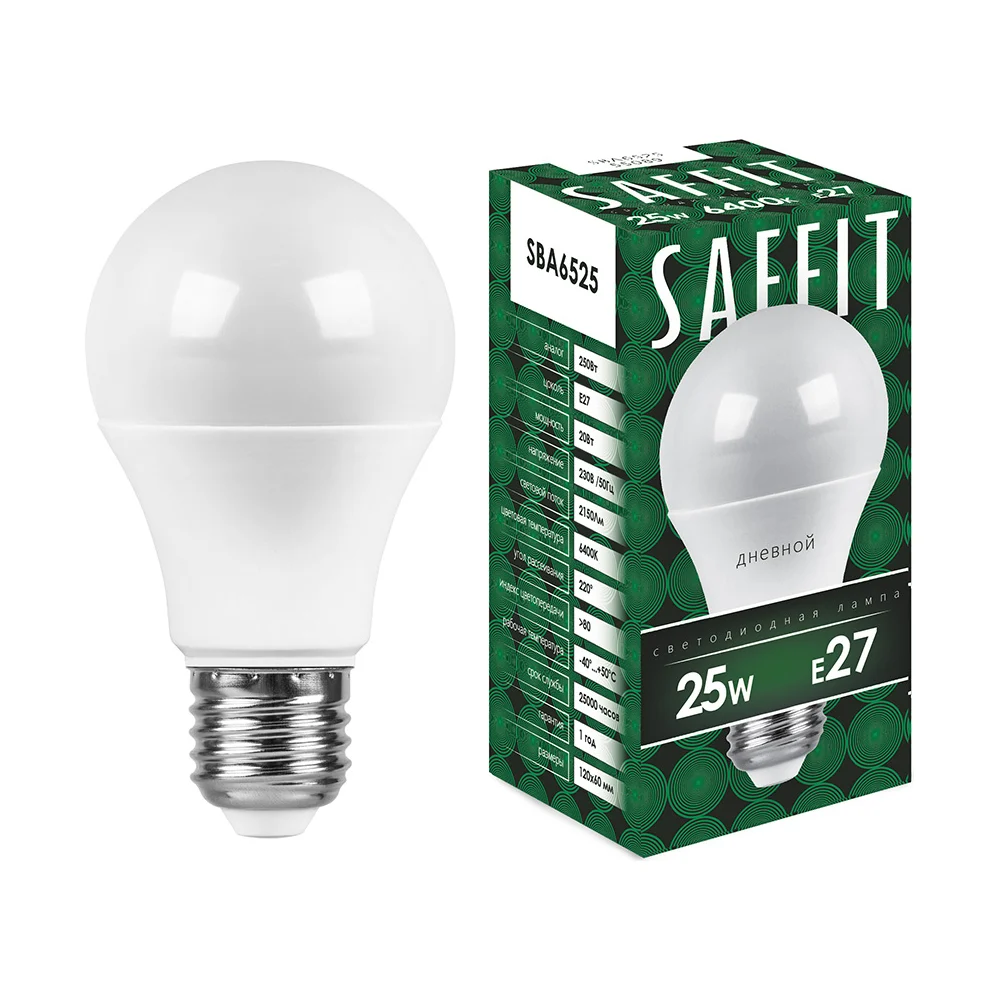 Светодиодная лампа SAFFIT SBA6525 55089
